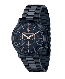 Maserati（マセラティ）の「「Maserati/マセラティ」エポカ - 42ｍｍ クロノ ブルー ダイヤル ブルー ブレスレット（アナログ腕時計）」