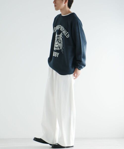 CRAFT STANDARD BOUTIQUE（クラフトスタンダードブティック）の「【ユニセックス】アニマルジャガードニット（ニット/セーター・レディース・ブラック/グレー/ネイビー/アイボリー・M/L）」の17枚目の写真