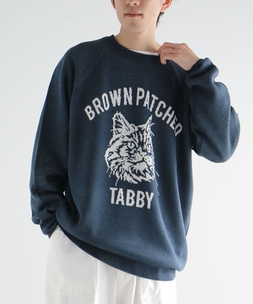 CRAFT STANDARD BOUTIQUE（クラフトスタンダードブティック）の「【ユニセックス】アニマルジャガードニット（ニット/セーター・レディース・ブラック/グレー/ネイビー/アイボリー・M/L）」の5枚目の写真