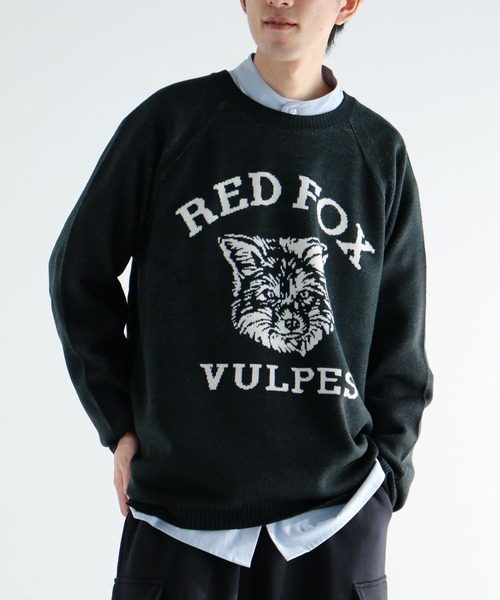 CRAFT STANDARD BOUTIQUE（クラフトスタンダードブティック）の「【ユニセックス】アニマルジャガードニット（ニット/セーター・レディース・ブラック/グレー/ネイビー/アイボリー・M/L）」の11枚目の写真