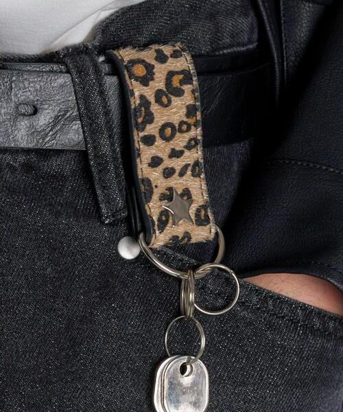 WEGO（ウィゴー）の「WEGO/PUベルトキーリング（キーケース/キーアクセサリー・メンズ・その他1/ブラウン/ブラック・FREE）」の3枚目の写真