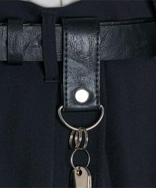 WEGO（ウィゴー）の「WEGO/PUベルトキーリング（キーケース/キーアクセサリー・メンズ・その他1/ブラウン/ブラック・FREE）」の5枚目の写真