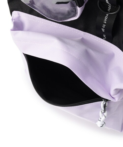 PINK-latte(ピンクラテ)の「モール付きマルポケリュック(バックパック/リュック・キッズ・ブラック/ライトパープル/ライトブルー・00)」の21枚目の写真