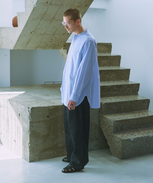 NewAnce(ニュアンス)の「【NewAnce】New Cinch Buckles Denim Pants / シンチバックデニムパンツ(デニムパンツ・メンズ・インディゴブルー・S/M/L)」の12枚目の写真