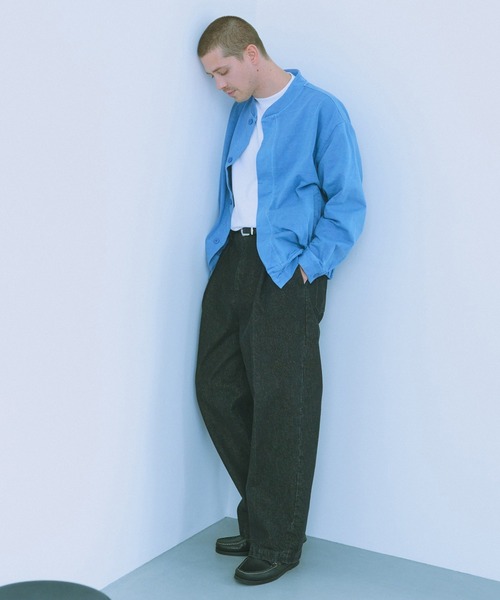 NewAnce(ニュアンス)の「【NewAnce】New Cinch Buckles Denim Pants / シンチバックデニムパンツ(デニムパンツ・メンズ・インディゴブルー・S/M/L)」の8枚目の写真
