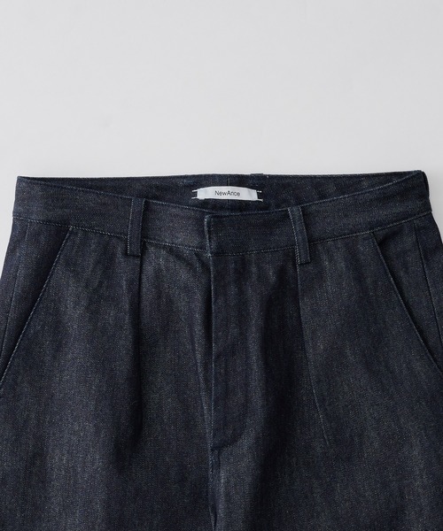 NewAnce(ニュアンス)の「【NewAnce】New Cinch Buckles Denim Pants / シンチバックデニムパンツ(デニムパンツ・メンズ・インディゴブルー・S/M/L)」の14枚目の写真