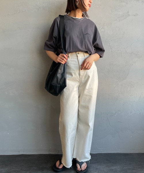 【WEB先行予約】[MANHATTAN PORTAGE/マンハッタンポーテージ] 別注 手描き風ロゴ バックプリントTシャツ（Tシャツ/カットソー）｜Manhattan Portage（マンハッタンポーテージ） pattayablatt.com