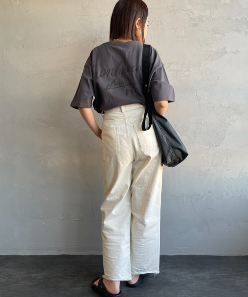 【WEB先行予約】[MANHATTAN PORTAGE/マンハッタンポーテージ] 別注 手描き風ロゴ バックプリントTシャツ（Tシャツ/カットソー）｜Manhattan Portage（マンハッタンポーテージ） pattayablatt.com