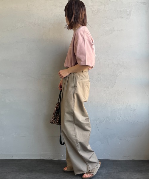 【WEB先行予約】[MANHATTAN PORTAGE/マンハッタンポーテージ] 別注 手描き風ロゴ バックプリントTシャツ（Tシャツ/カットソー）｜Manhattan Portage（マンハッタンポーテージ） pattayablatt.com