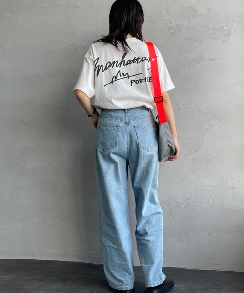 tシャツ 「MANHATTAN PORTAGE/マンハッタンポーテージ」 別注 手描き風ロゴ バックプリントTシャツ レディース メンズ MANHATTAN PORTAGE/マンハッタンポーテージ] 別注 手描き風ロゴ