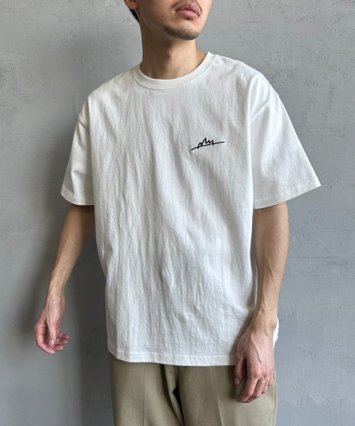 【WEB先行予約】[MANHATTAN PORTAGE/マンハッタンポーテージ] 別注 手描き風ロゴ バックプリントTシャツ（Tシャツ/カットソー）｜Manhattan Portage（マンハッタンポーテージ） pattayablatt.com