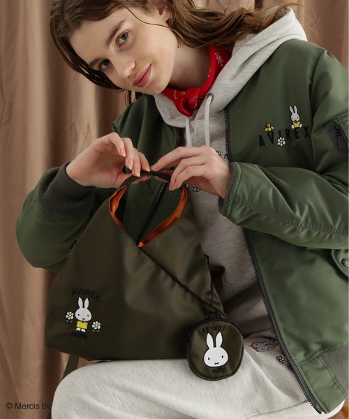 AVIREX×miffy》WEB限定 NYLON BAG/アヴィレックス×ミッフィー ナイロン