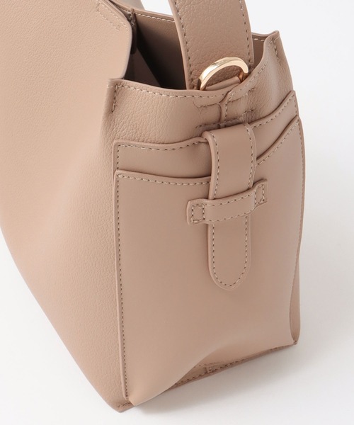 Three Four Time(スリーフォータイム)の「サイドポケットミニトート付きソフトBAG(ショルダーバッグ・レディース・ブラック/ベージュ・FREE)」の15枚目の写真