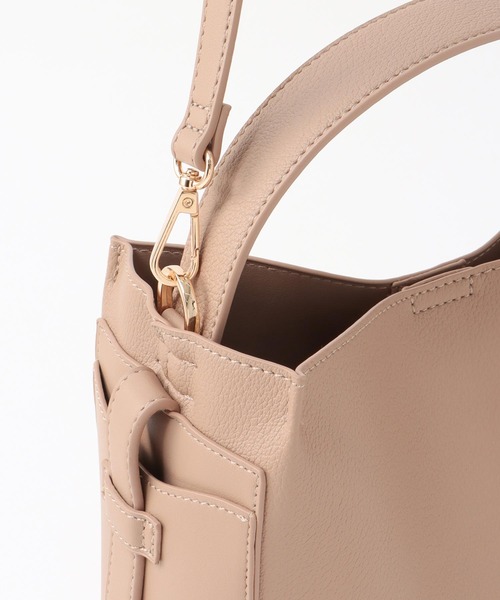 Three Four Time(スリーフォータイム)の「サイドポケットミニトート付きソフトBAG(ショルダーバッグ・レディース・ブラック/ベージュ・FREE)」の17枚目の写真