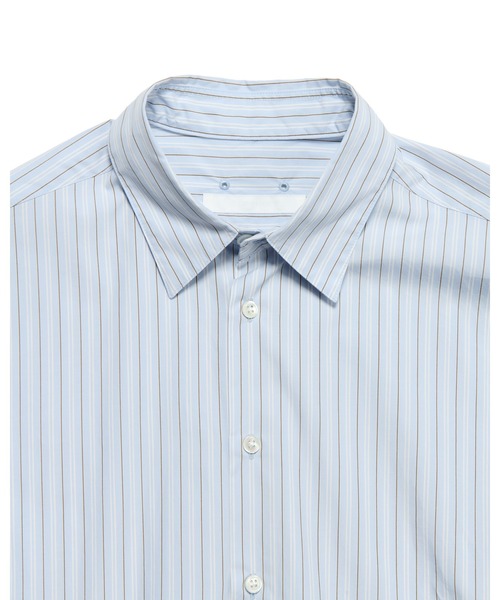 SOPHNET.(ソフネット)の「STRIPE RELAX FIT SHIRT(シャツ/ブラウス・メンズ・ブルー系その他/グレー系その他・SMALL/MEDIUM/LARGE/X-LARGE)」の7枚目の写真