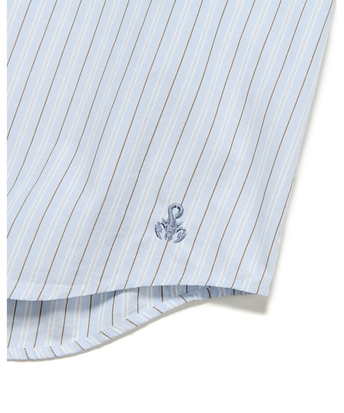 SOPHNET.(ソフネット)の「STRIPE RELAX FIT SHIRT(シャツ/ブラウス・メンズ・ブルー系その他/グレー系その他・SMALL/MEDIUM/LARGE/X-LARGE)」の8枚目の写真