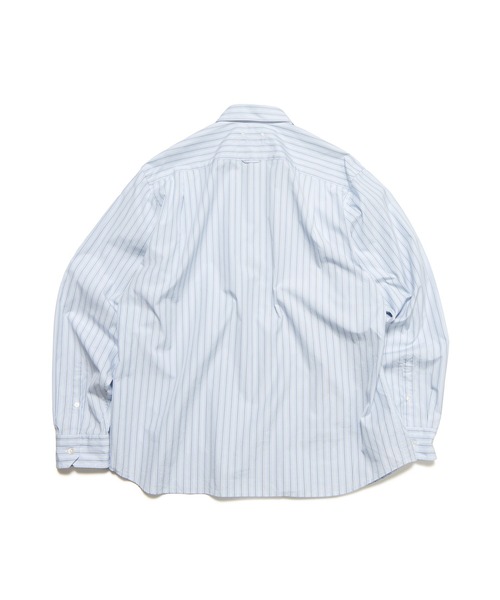 SOPHNET.(ソフネット)の「STRIPE RELAX FIT SHIRT(シャツ/ブラウス・メンズ・ブルー系その他/グレー系その他・SMALL/MEDIUM/LARGE/X-LARGE)」の6枚目の写真