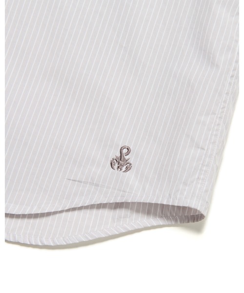 SOPHNET.(ソフネット)の「STRIPE RELAX FIT SHIRT(シャツ/ブラウス・メンズ・ブルー系その他/グレー系その他・SMALL/MEDIUM/LARGE/X-LARGE)」の5枚目の写真
