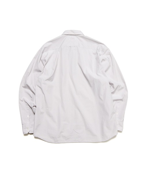SOPHNET.(ソフネット)の「STRIPE RELAX FIT SHIRT(シャツ/ブラウス・メンズ・ブルー系その他/グレー系その他・SMALL/MEDIUM/LARGE/X-LARGE)」の3枚目の写真