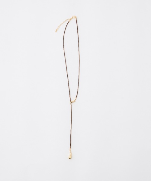 CIAOPANIC TYPY(チャオパニックティピー)の「【2025年S/S新作】lilメタルトップコードスライドネックレス(ネックレス・レディース・シルバー/ゴールド・ONE SIZE)」の7枚目の写真