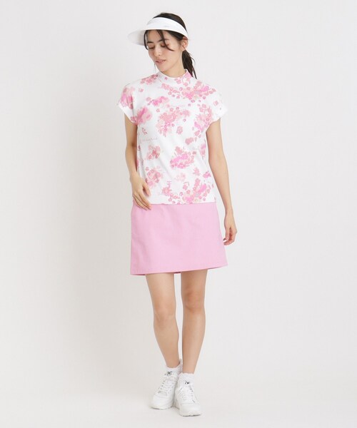 adabat（アダバット）の「シャンブレードビーAラインスカート（スカート・レディース・ピンク系その他/ネイビー系3・42/38/40）」の4枚目の写真