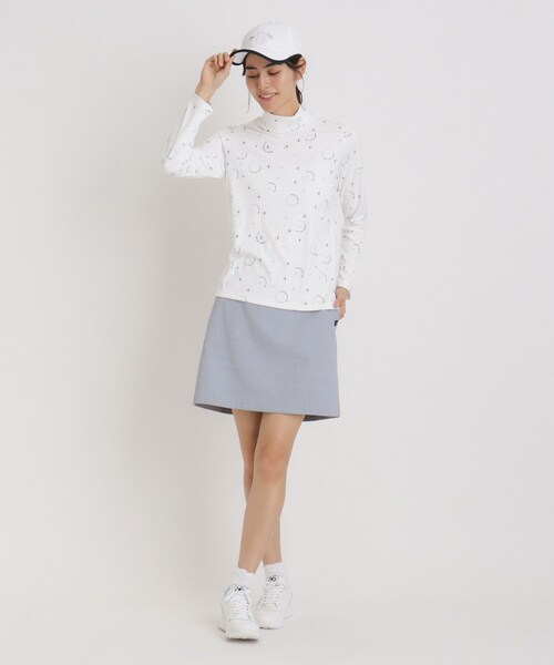 adabat（アダバット）の「シャンブレードビーAラインスカート（スカート・レディース・ピンク系その他/ネイビー系3・42/38/40）」の8枚目の写真