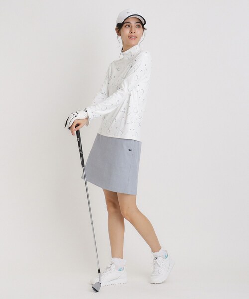 adabat（アダバット）の「シャンブレードビーAラインスカート（スカート・レディース・ピンク系その他/ネイビー系3・42/38/40）」の9枚目の写真