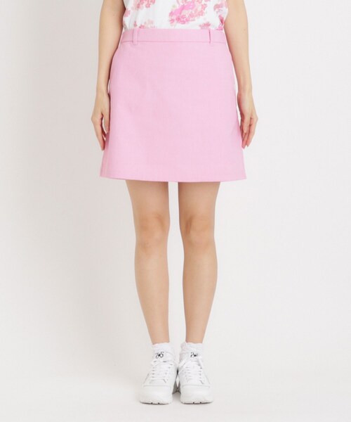 adabat（アダバット）の「シャンブレードビーAラインスカート（スカート・レディース・ピンク系その他/ネイビー系3・42/38/40）」の11枚目の写真