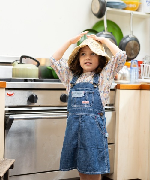 zuppa di zucca（ズッパ デ ズッカ）の「お花モチーフクロッシェ（ハット・キッズ・モカ/アイボリー・M/L）」の4枚目の写真