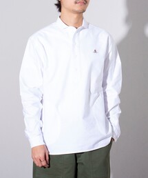 GEVACO（ゲバコ）の「【GEVACO/ゲバコ】オックスオーバーショールカラー長袖シャツ（無地/ストライプ/ギンガム）（シャツ/ブラウス・メンズ）」