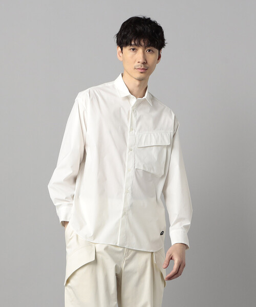β MEN(ベータメン)の「ボックスポケット シャツ(シャツ/ブラウス・メンズ・サックスブルー/ホワイト・L/M)」の18枚目の写真