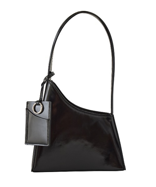 Ameri(アメリ)の「ASYMMETRY CURVE MINI BAG(ハンドバッグ・レディース・ブラック/ラベンダー/アイボリー/キャメル・FREE)」の20枚目の写真