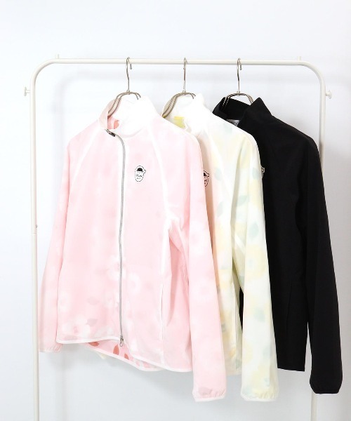 Picone CLUB(ピッコーネクラブ)の「花柄透けブルゾン(ブルゾン・レディース・ブラック/ホワイト×レッド/ホワイト×イエロー・S/M/L)」の19枚目の写真