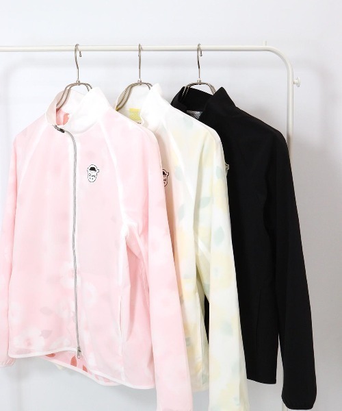 Picone CLUB(ピッコーネクラブ)の「花柄透けブルゾン(ブルゾン・レディース・ブラック/ホワイト×レッド/ホワイト×イエロー・S/M/L)」の20枚目の写真