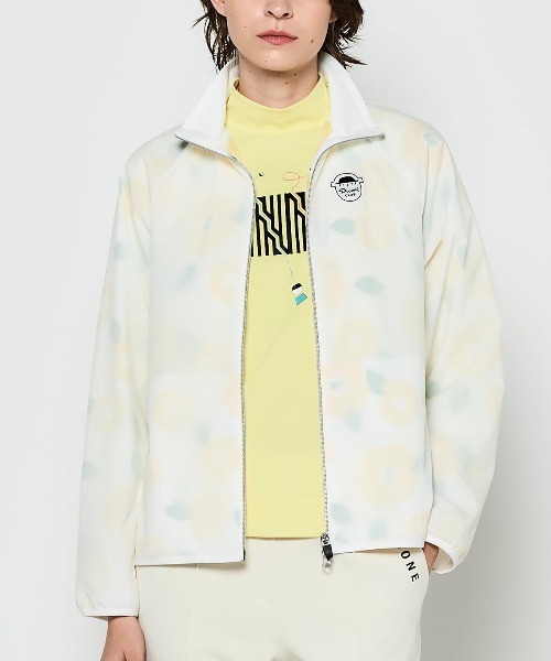 Picone CLUB(ピッコーネクラブ)の「花柄透けブルゾン(ブルゾン・レディース・ブラック/ホワイト×レッド/ホワイト×イエロー・S/M/L)」の22枚目の写真