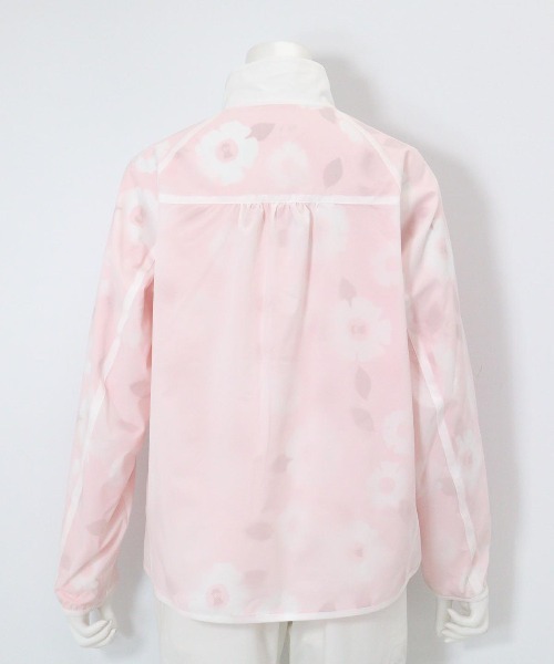 Picone CLUB(ピッコーネクラブ)の「花柄透けブルゾン(ブルゾン・レディース・ブラック/ホワイト×レッド/ホワイト×イエロー・S/M/L)」の7枚目の写真