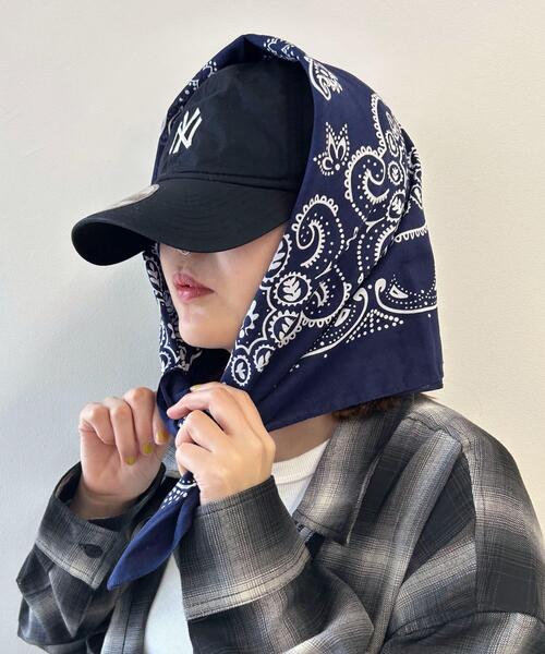 WEGO（ウィゴー）の「WEGO/BIGバンダナ（バンダナ/スカーフ・キッズ・レッド/ホワイト/ネイビー/ブラック・FREE）」の5枚目の写真