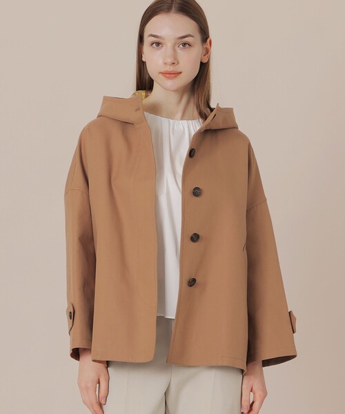 【美品】MACKINTOSH LONDON 2way フーデッドコート チェック ステンカラーフーデットコート(コート)｜MACKINTOSH LONDON