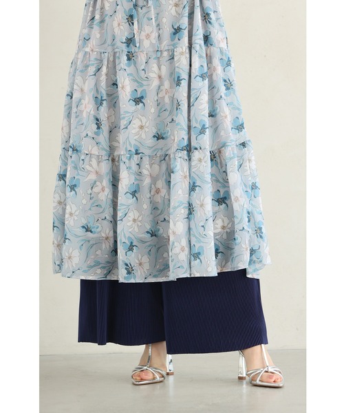 cawaii（カワイイ）の「重ね着楽しむ プリーツパンツ（その他パンツ・レディース・ピンク/ブラウン/シルバー/ブルー/ネイビー・SHORT/LONG）」の2枚目の写真