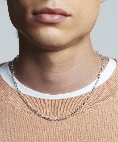 4℃ HOMME+（ヨンドシーオムプラス）の「シルバー チェーン ネックレス（ネックレス・メンズ・シルバー・FREE）」の4枚目の写真