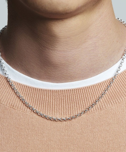 4℃ HOMME+（ヨンドシーオムプラス）の「シルバー チェーン ネックレス（ネックレス・メンズ・シルバー・FREE）」の5枚目の写真