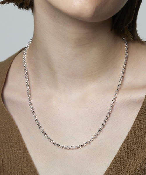 4℃ HOMME+（ヨンドシーオムプラス）の「シルバー チェーン ネックレス（ネックレス・メンズ・シルバー・FREE）」の7枚目の写真