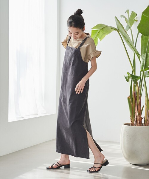 【2024SS】Dickies*Spick ジャンパースカート 36 coen 【WEB限定】Dickies（ディッキーズ）別注サイドジップ