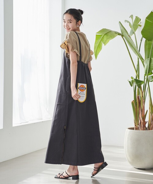 【2024SS】Dickies*Spick ジャンパースカート 36 coen 【WEB限定】Dickies（ディッキーズ）別注サイドジップ
