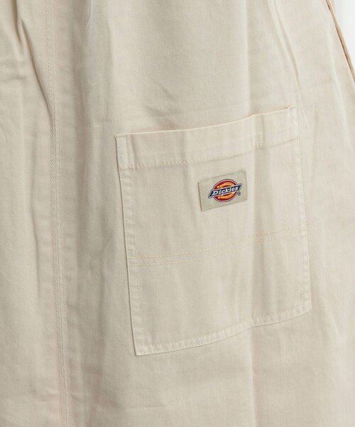 Dickies（ディッキーズ）の「【WEB限定】Dickies（ディッキーズ）別注サイドジップジャンパースカート（ジャンパースカート・レディース・ブラック/オフホワイト・L/M）」の7枚目の写真