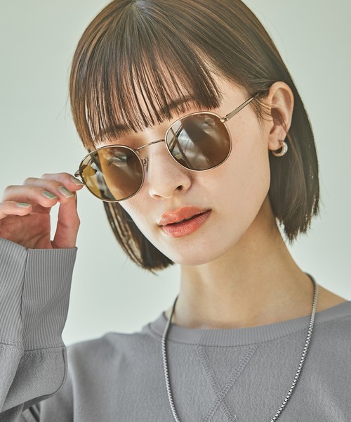 LAKOLE（ラコレ）の「ボストンメタルサングラス / 253361（サングラス・レディース・その他4/ブラウン/グレー・FREE）」の3枚目の写真