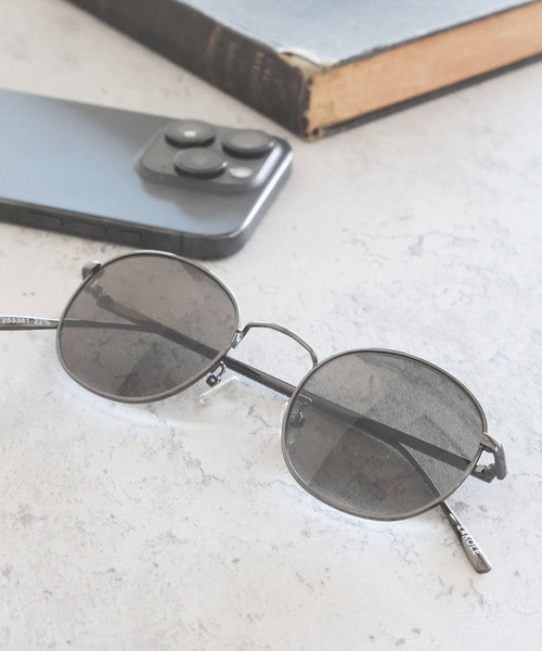LAKOLE（ラコレ）の「ボストンメタルサングラス / 253361（サングラス・レディース・その他4/ブラウン/グレー・FREE）」の2枚目の写真