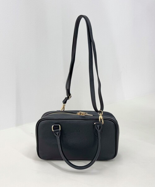 みっちょんさん専用 FR横長レザーボストンバッグ（ショルダーバッグ）｜fredy emue