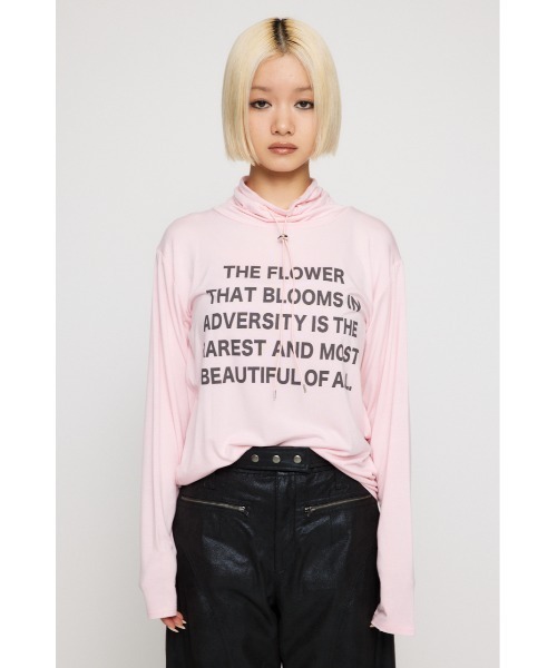 LAGUA GEM（ラグアジェム）の「LOOSEY TURTLE トップス（Tシャツ/カットソー・レディース・ホワイト/グレー/ピンク・FREE）」の11枚目の写真