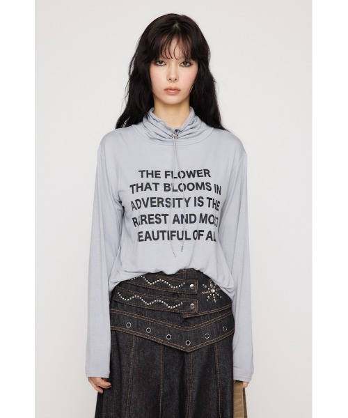 LAGUA GEM（ラグアジェム）の「LOOSEY TURTLE トップス（Tシャツ/カットソー・レディース・ホワイト/グレー/ピンク・FREE）」の10枚目の写真